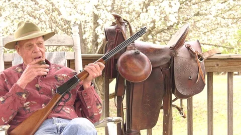 Bad Bob on gaurd Stock Footage 87234103