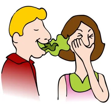 Bad breath Stock Illustration