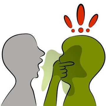 Bad breath Stock Illustration