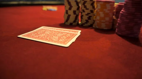 Bad combination in poker game Stock Footage 65311518