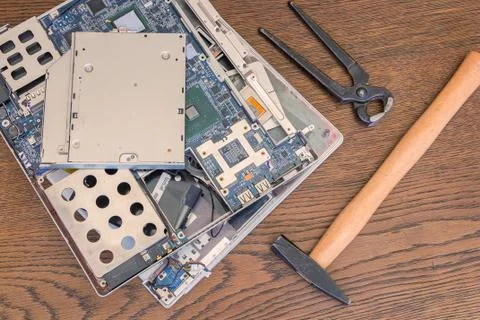 Bad computer repair Stock Photos
