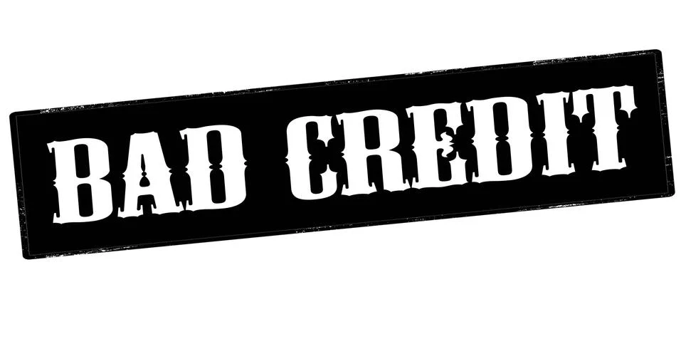 Bad credt Stock Illustration