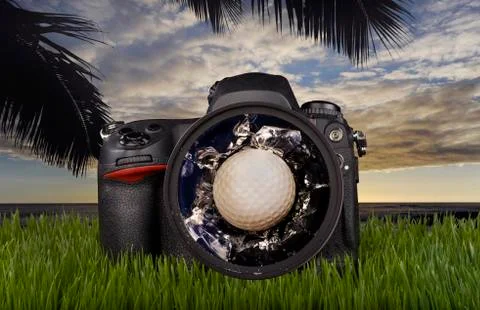 Bad day at golf. Stock Photos