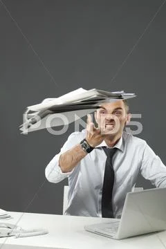 Bad day at work Stock Photos