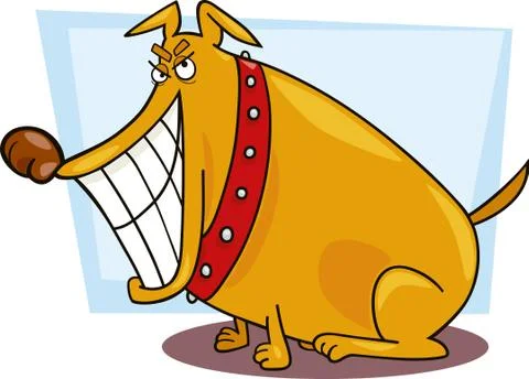 Bad dog Stock Illustration
