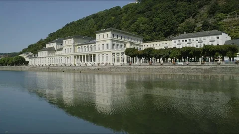Bad Ems is a healing spa with the Roman source Stock Footage 75208883