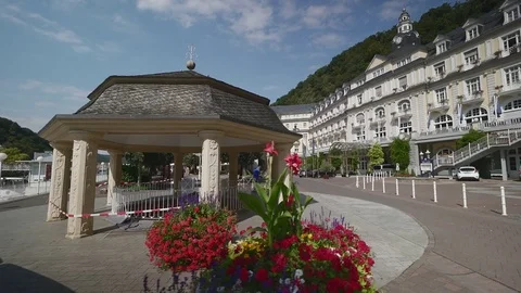 Bad Ems is a healing spa with the Roman source Stock Footage 75247159
