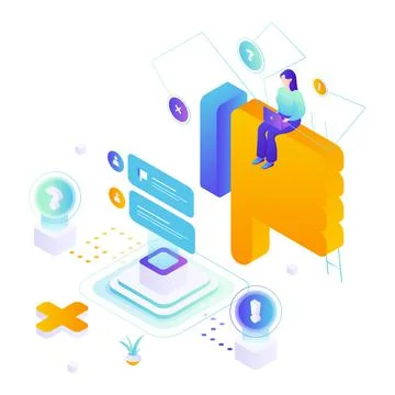 Bad feedback, dislike thumb down, negative social media comments, flat vector Stock Illustration