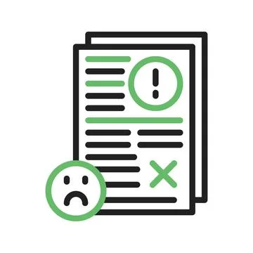 Bad Feedback Icon Image. Stock Illustration