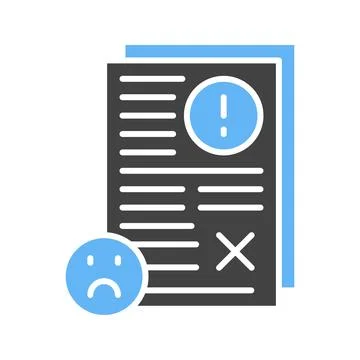 Bad Feedback Icon Image. Stock Illustration