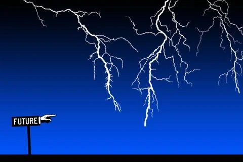 Bad future Illustrazione stock