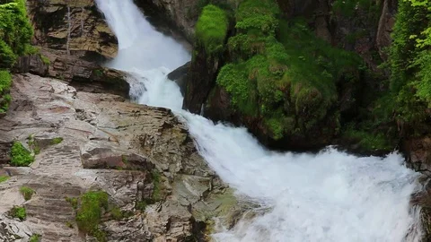 Bad Gastein, Austria, Land Salzburg. with audio Stock Footage