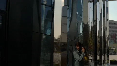 Bad guy with a gun in his hand. Stock Footage 115430549