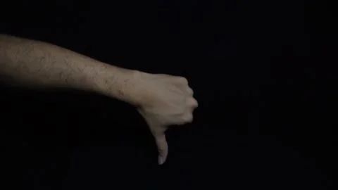 Bad Hand-sign Shaking Stock Footage 153212946