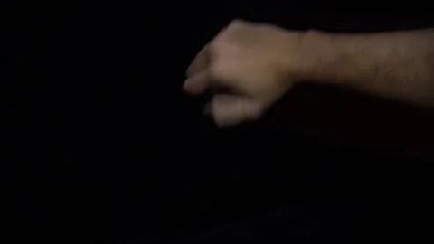 Bad Handsign Black Background Stock Footage 153024058
