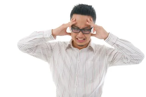 A bad headache Stock Photos