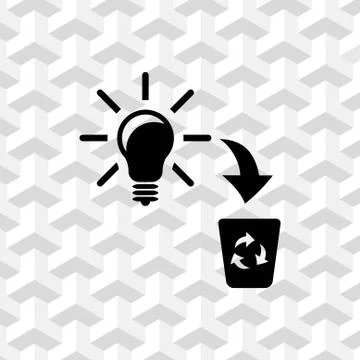 Bad idea icon stock vector illustration flat design Stock Illustration