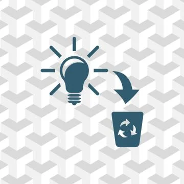 Bad idea icon stock vector illustration flat design Stock Illustration