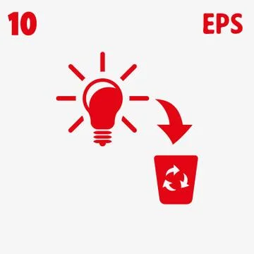 Bad idea icon stock vector illustration flat design Stock Illustration