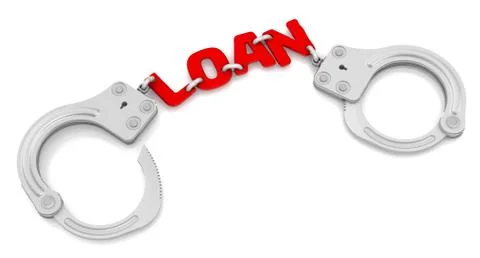 Bad loan Ilustração Stock