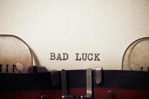 Bad luck concept Stock Photos