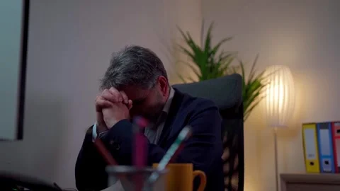 A bad mood doesn't leave me Stock-Footage 268328319