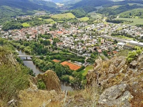 Bad Munster am Stein-Ebernburg Stock Photos