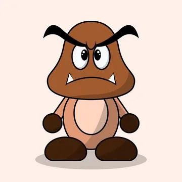 Bad Mushroom Stock Illustration
