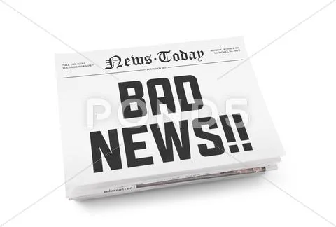 Bad news Stock Illustration