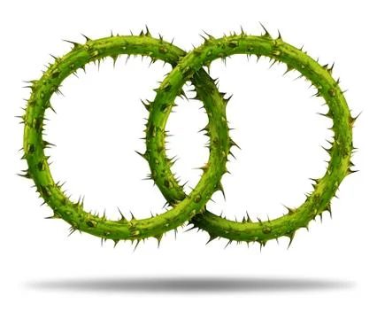 Bad partnership Stock Illustration