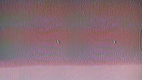 Bad reception VCR interference static insert. Analogue vintage VHS 4k element Stock Footage 208598460