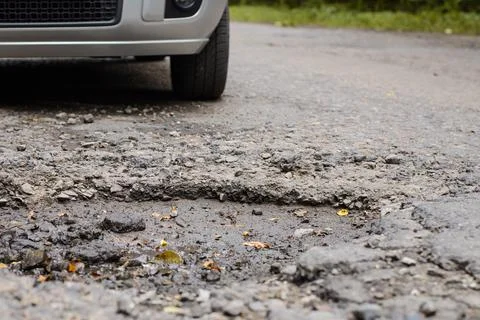 Bad road concept Stock Photos