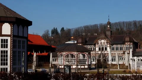 Bad salzungen, thuringia, germany - 21 01 2026: the historic salt center of b Stock Footage 327670240