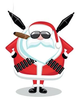 Bad Santa Stock Illustration