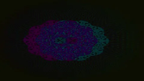 Bad signal glitch distortion Horizontal 5s overlay effect 4K Stock Footage 330083802