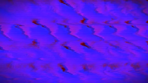 Bad signal, interference imitation. Pixel pieces glitched metamorphoses. Stock Footage 172546758