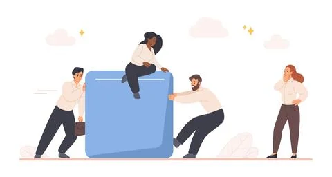 Bad strategy and poor team planning Illustration