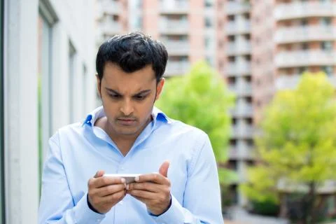 Bad text message Stock Photos