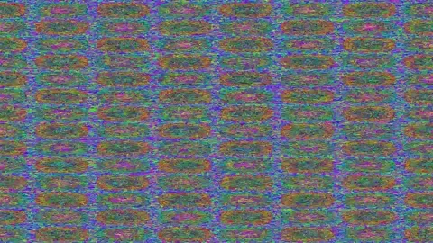 Bad TV Distortion 4K Seamless — Digital Glitch Overlay VJ Stock Footage 329679085