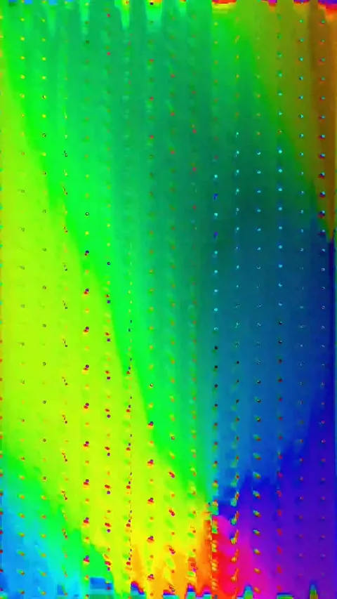 Bad TV Distortion 4K Vertical — Digital Glitch Overlay VJ Stock Footage 329805167
