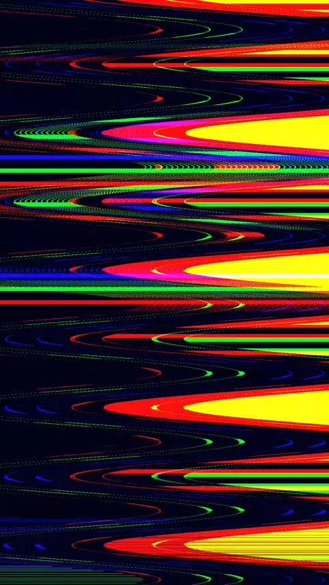 Bad TV Distortion 4K Vertical — Digital Glitch Overlay VJ Stock Footage 329816938