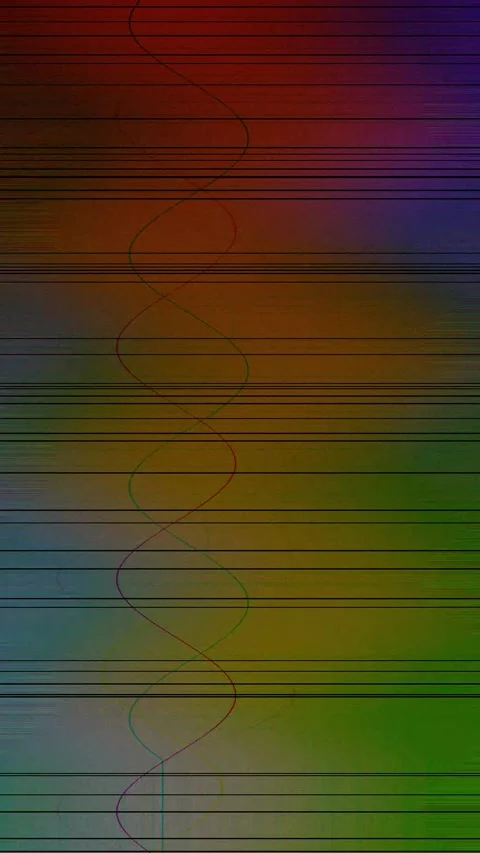 Bad TV Distortion 4K Vertical — Digital Glitch Overlay VJ Stock Footage 329832513