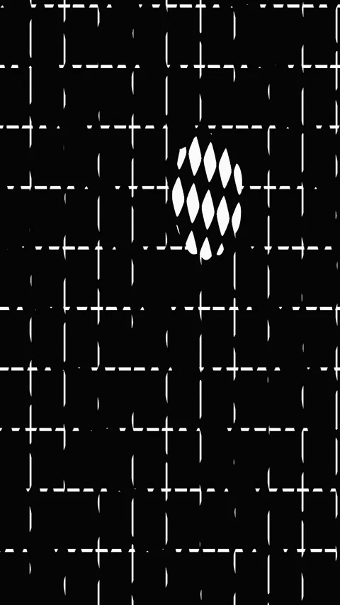 Bad TV Distortion 4K Vertical — Digital Glitch Overlay VJ Stock Footage 329843366