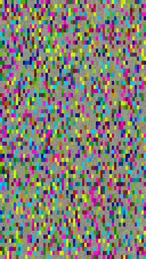 Bad TV Glitch 4K Vertical Seamless — Abstract VJ Overlay Loop Stock Footage 329786487