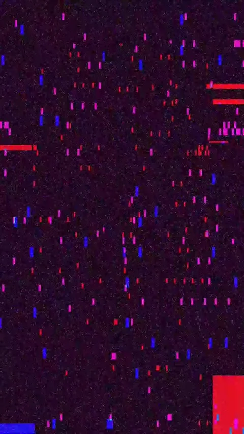 Bad TV Glitch 4K Vertical Seamless — Abstract VJ Overlay Loop Stock Footage 329801901