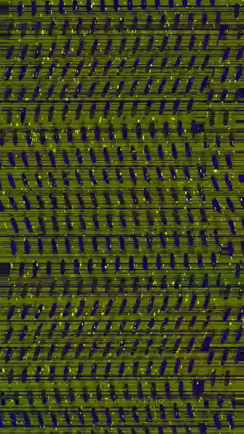 Bad TV Glitch 4K Vertical Seamless — Abstract VJ Overlay Loop Stock Footage 329819261