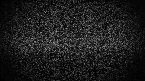 Bad Tv Signal - Static tv noise, black and white background. Stock Footage 293486366