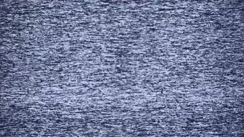 Bad TV Snow Stock Footage 148090753