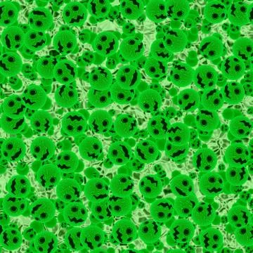 Bad virus seamless generated hires texture Stock Illustration