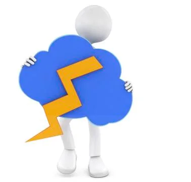 Bad weather. Stock Illustration